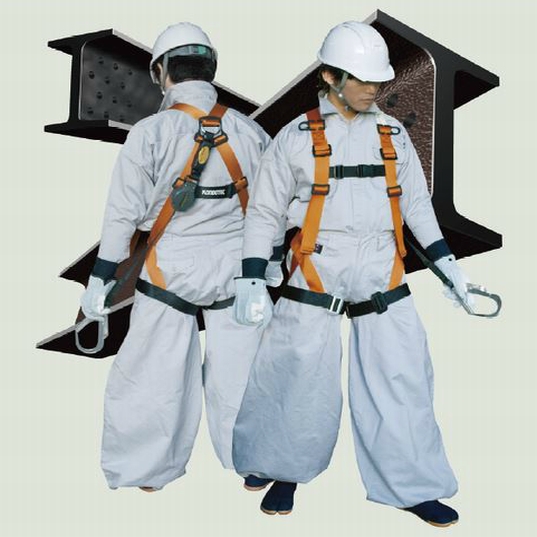 ハーネス型安全帯 KTハーネス 1本吊り専用 KT-HL 胴ベルト無 ネイビー
