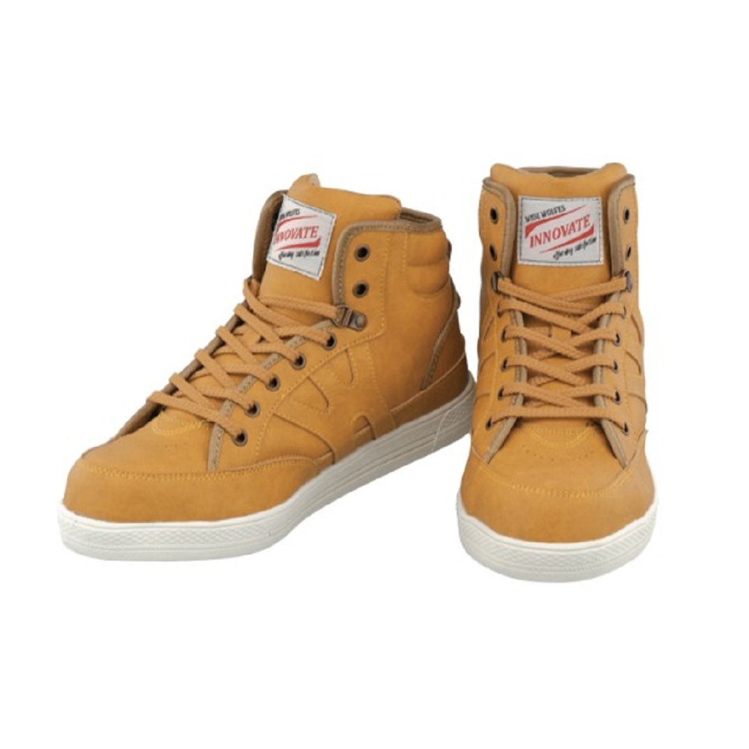 セーフティシューズ ワイドウルブスイノベート ハイカットタイプ WW-154Hシリーズ ゴールド