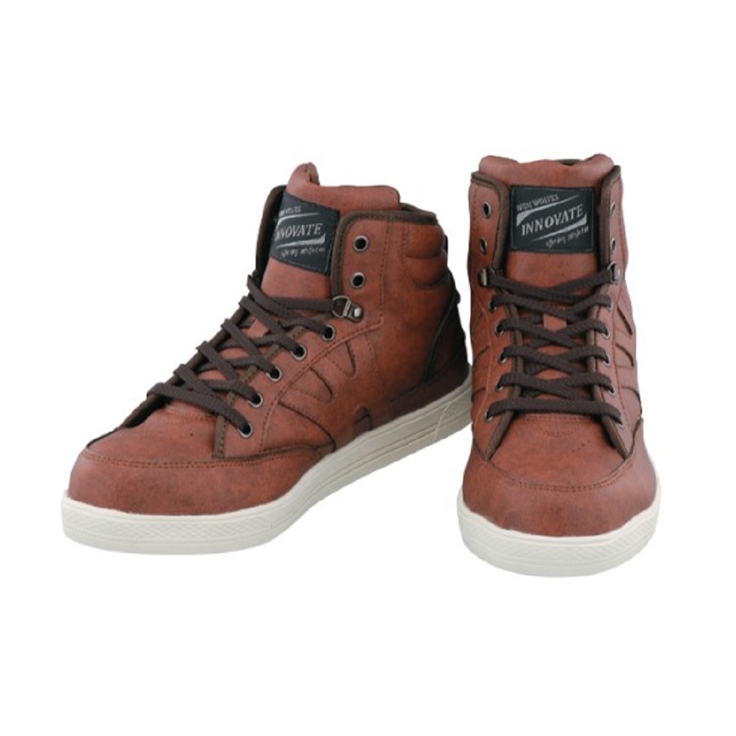 セーフティシューズ ワイドウルブスイノベート ハイカットタイプ WW-155Hシリーズ ブラウン
