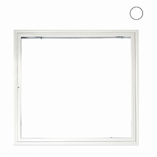 壁点検口 気密タイプ WXB 300/450角 ホワイト 錠無/錠付