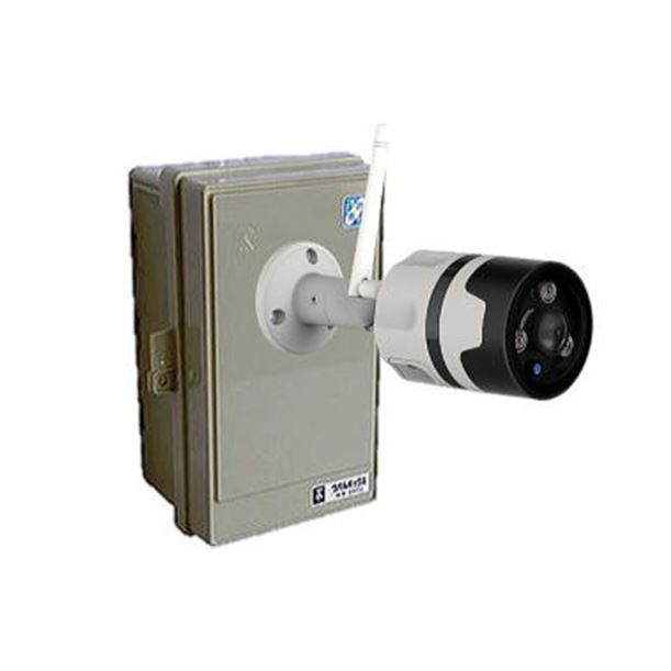 BSS-002_OP1 有線/無線LAN対応 スマ-トセキュリティカメラ（モバイル通信セット） ボーダレス セット内容 ・ACアダプタ-  ・モバイルル-タ- ・防水ボックス