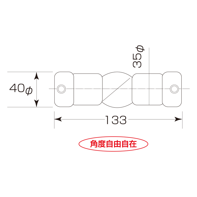 35φ木製コーナー W-503