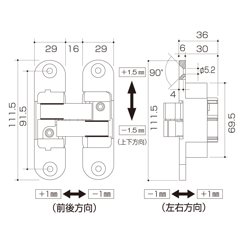 3次元調整機能付 隠し'22-2 MCD-500