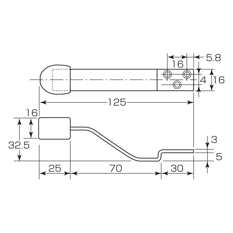 ステンレス スパーク戸当 S-253