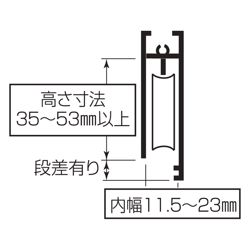 サッシ用取替戸車 M11.5(A)(B)028型