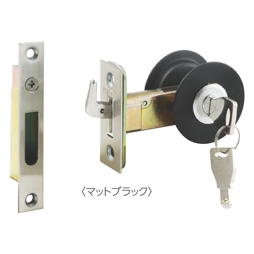 チューブラ引戸鎌錠(ディンプルシリンダー)(一般住宅用) A-106
