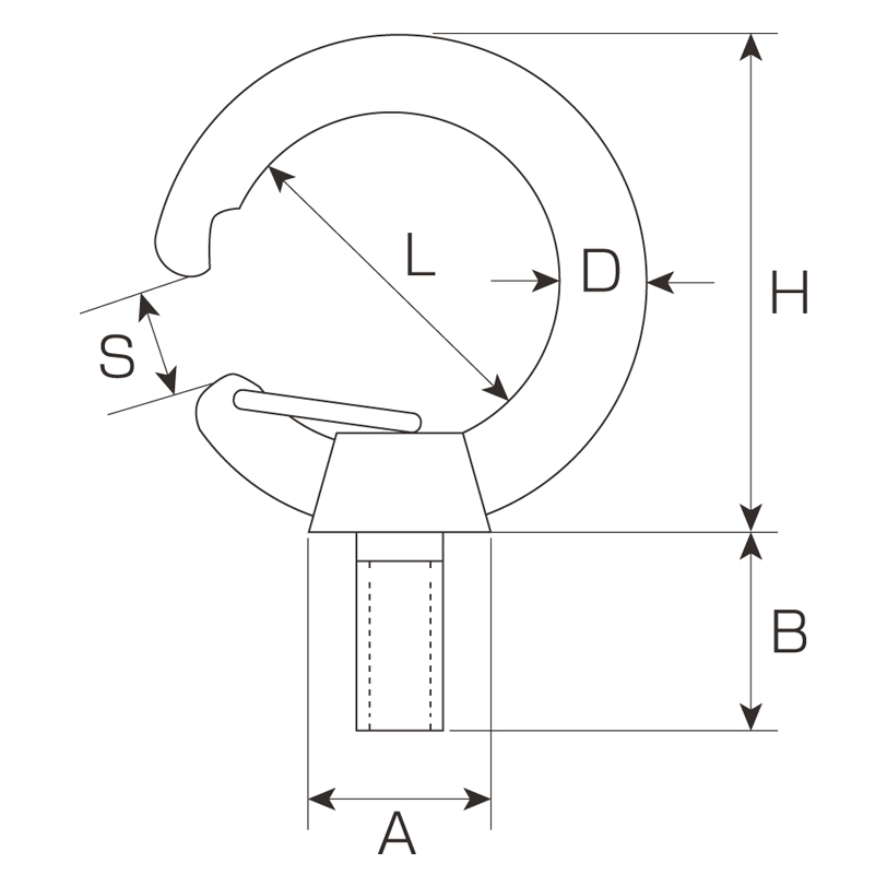 フックアイボルト＜IBH＞