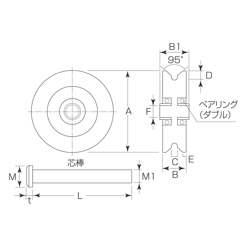 枠無重量車（V型）　C-1100