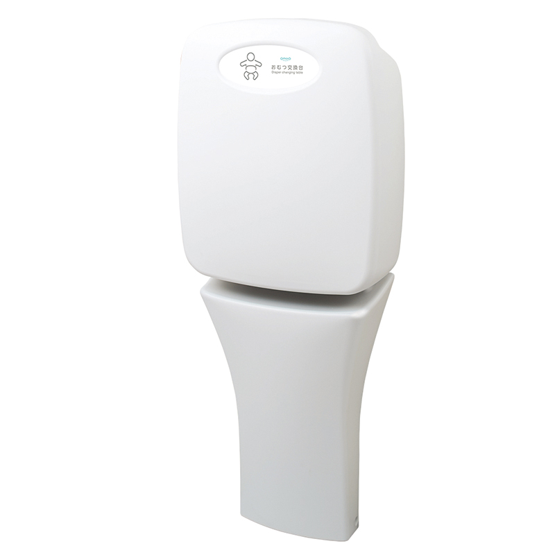 omoio（水上） オムツっ子V1ステンレススタンドセット  TS-V1-SUS W635×D841(256)×H1272(1495)mm