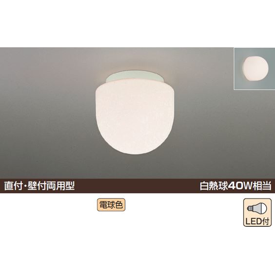 浴室灯 白熱球40W相当 直付・壁付両用 営業用浴場不可
