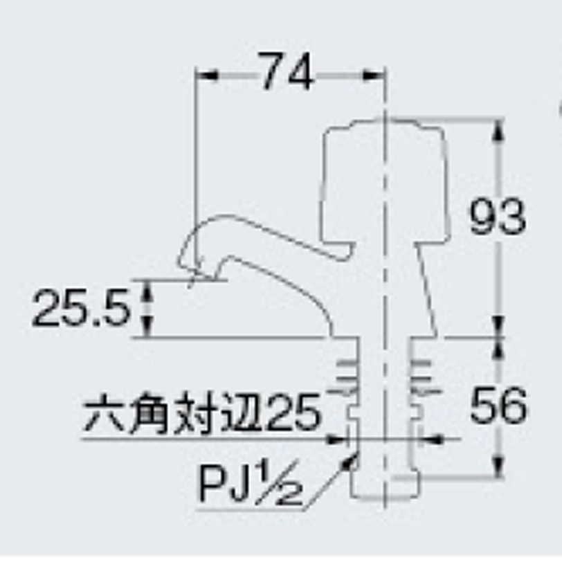 【廃番商品】Cハンドル立水栓13 7001C