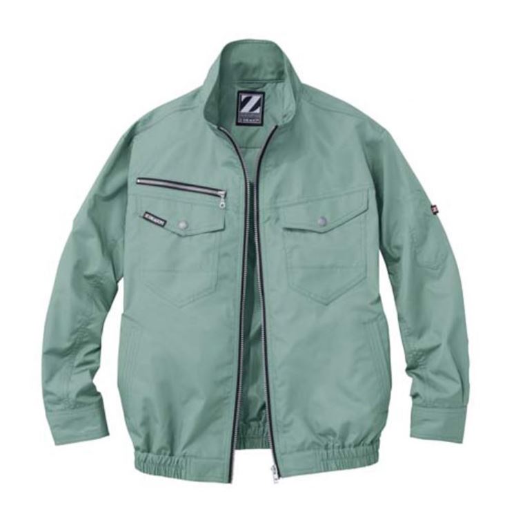 空調服 長袖ブルゾン 74080 ア-スグリ-ン(C/039) S~5L
