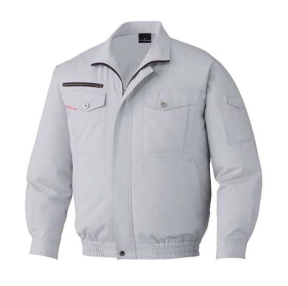 空調服 長袖ブルゾン 87050 シルバ-(C/130) S~5L