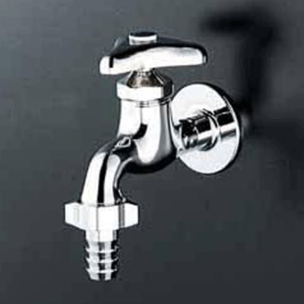 お買い得《数量限定30ケ-ス》カップリング付横水栓 K4 ビス止め ※廃盤商品のため在庫限り