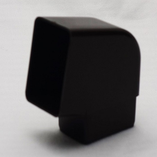 カーポート用雨樋部品 角横エルボ 45X30 ブロンズ/ブラック/ホワイト