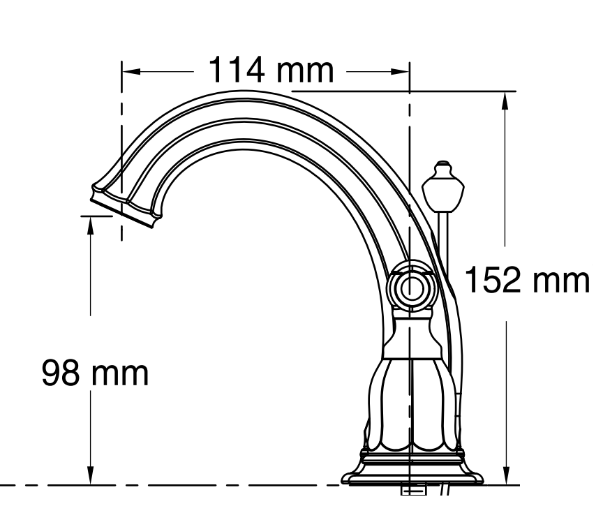 KOHLER ケルストン 2ハンドルワイドスプレッド 洗面用水栓 K-13491-4-2BZ 吐水D114XH98 オイルラブドブロンズ