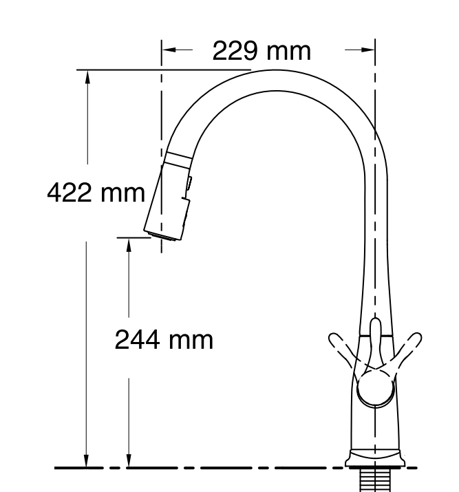 セール KOHLER K-99694-BL 蛇口 5.6 x 3.3 1インチ マットブラック