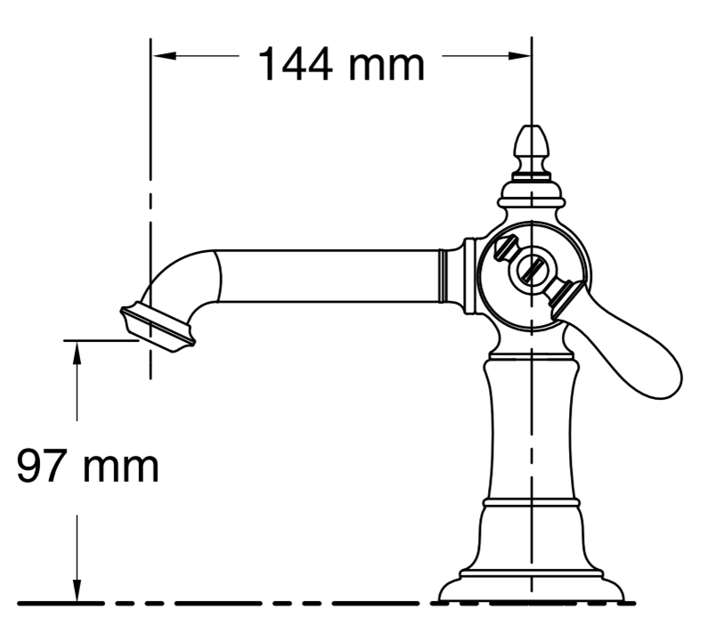 KOHLER アーティファクツ シングルレバー 洗面用水栓 K-72762-9M-CP 吐水D144XH97 ポリッシュドクローム