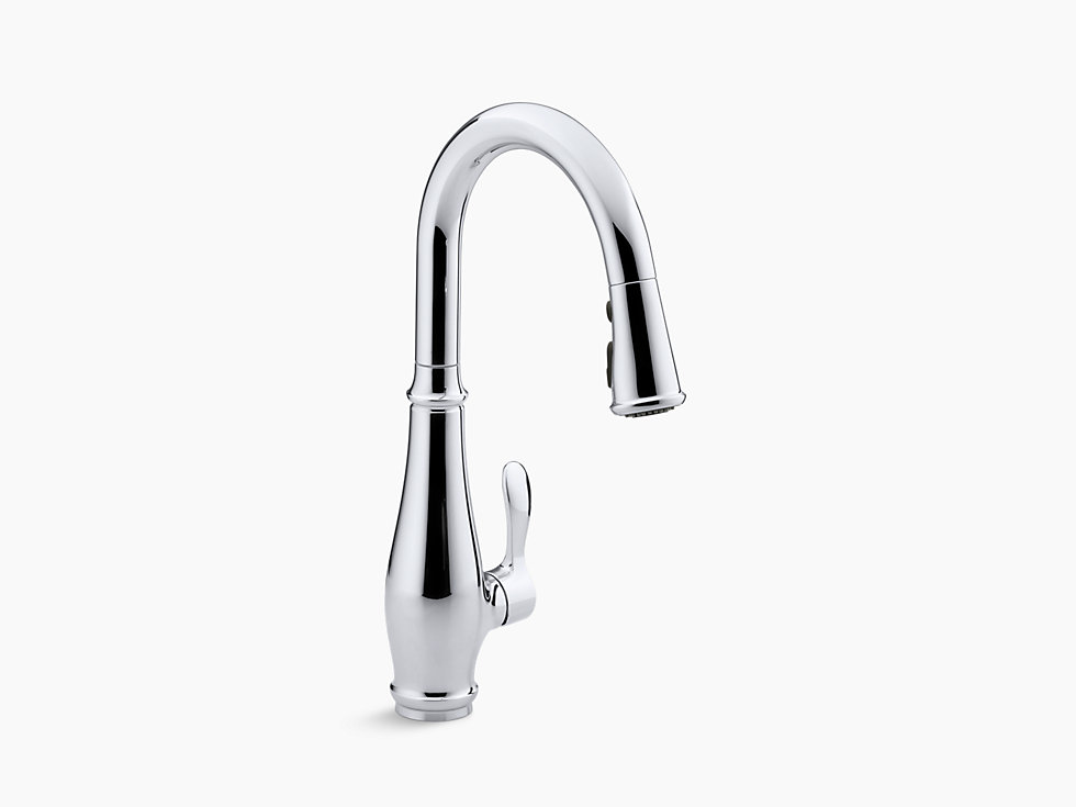 KOHLER クルーエット シングルレバー キッチン水栓 K-780-CP 吐水D200XH259 ポリッシュドクローム