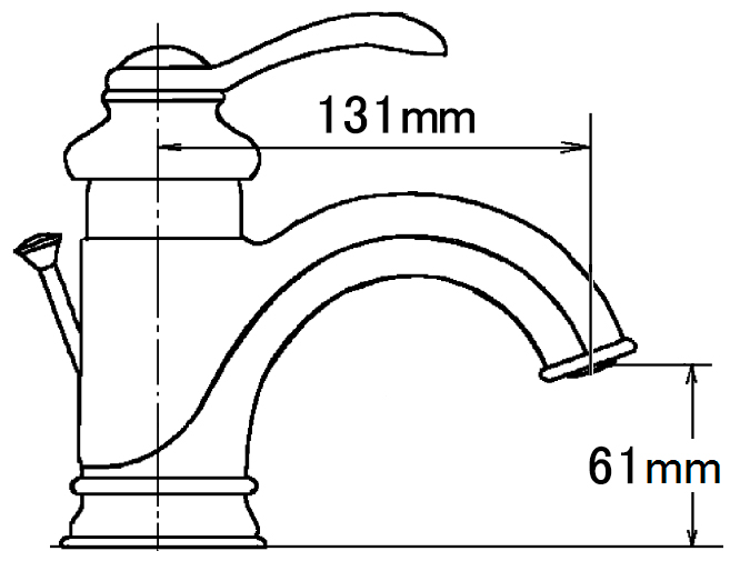 KOHLER フェアファックス シングルレバー 洗面水栓 K-8657T-B-CP 吐水D127XH54 ポリッシュドクローム