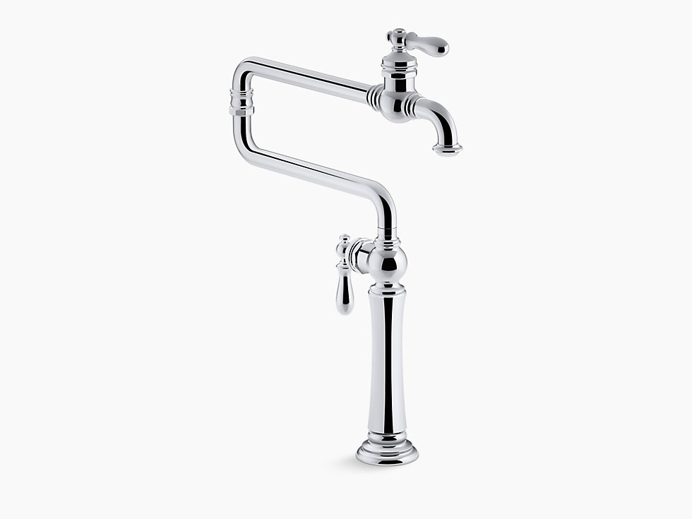 KOHLER アーティファクツ ポットフィラー キッチン用単水栓 K-99271-CP 吐水D560XH337 ポリッシュドクローム