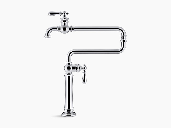 KOHLER アーティファクツ ポットフィラー キッチン用単水栓 K-99271-CP 吐水D560XH337 ポリッシュドクローム