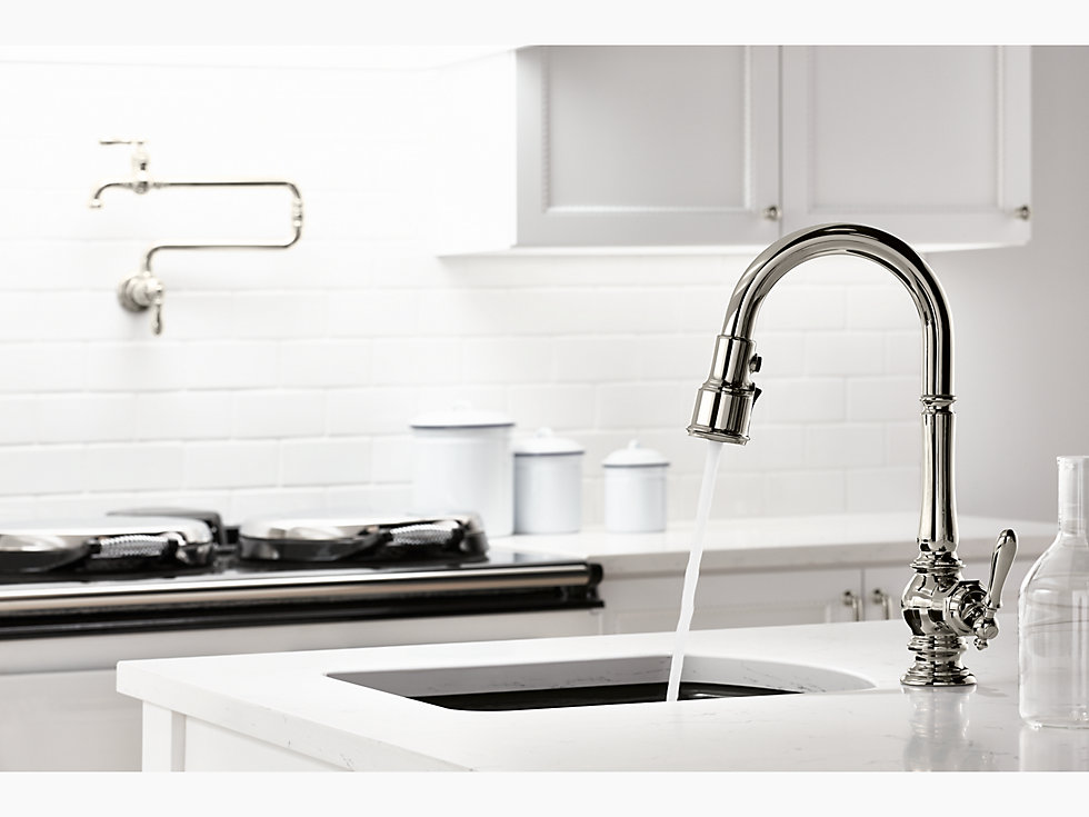 KOHLER アーティファクツ シングルレバー キッチン用混合水栓 K-99261-CP 吐水D194XH217 ポリッシュドクローム