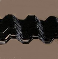 ハウススビニール用プリング被覆 2m 黒 10P×25=250本