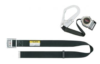 省スペ-ス安全帯 MR110 L1 スチ-ルベルトセット ランヤ-ド長さ1100mm