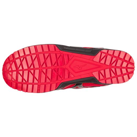 安全靴ワークシューズ オールマィティLS ローカット C1GA170162（ベルト） レッド×ブラック　サイズ24.5～28.0、29.0（EEE）