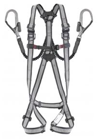 ハーネスGS 蛇腹ダブルL2セット ライン赤・白 黒 SML