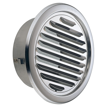 ステンレス丸型ガラリ UK-SGN75/100/125/150S-DK 電解研磨処理