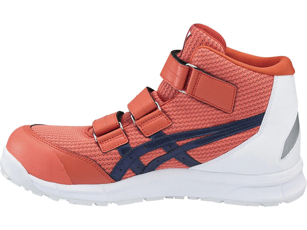 作業用靴 ウィンジョブ CP203 FCP203 0649 チェリートマト×インディゴブルー