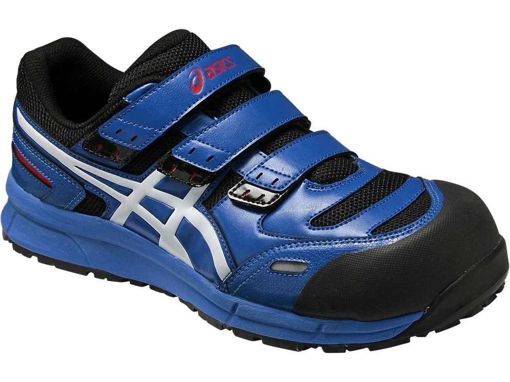 作業用靴 ウィンジョブ CP102 FCP102 4201 ブルー×ホワイト