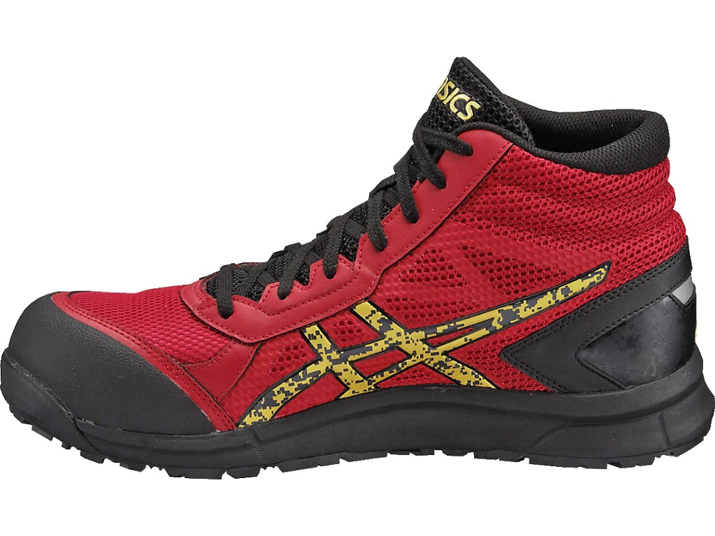 【廃盤】安全靴 ウィンジョブ CP104 FCP104 2394 トゥルーレッド×ゴールド