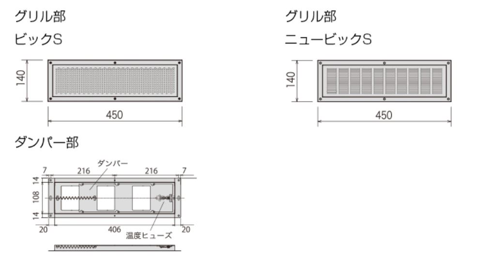 い出のひと時に、とびきりのおしゃれを！ sunsetカナイ 建材 金物 ニュービッグ軒裏換気金物L NBGLアアイボリー