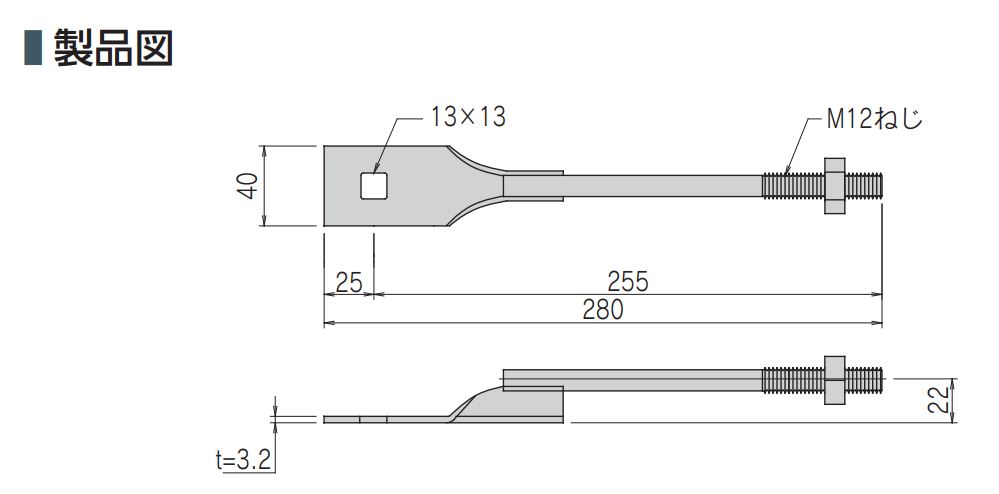 ワンレンチⅠ羽子板ボルト OSB-I カナイ 業務用建材・建築資材の通販サイト【ソニテック】