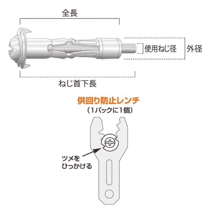 エアコンボードアンカー 中空壁用 【掲載中止】 | 業務用建材 エアコンボードアンカー 中空壁用 【掲載中止】 | 業務用建材