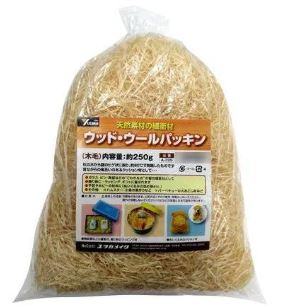 緩衝材(木毛)ウッド・ウールパッキン 