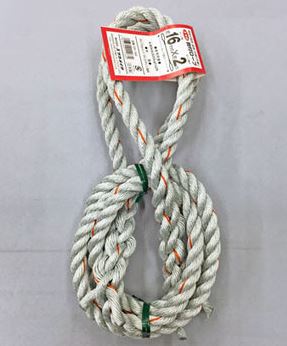 台付きロープ