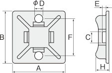 マウントベース MB ビス止めタイプ