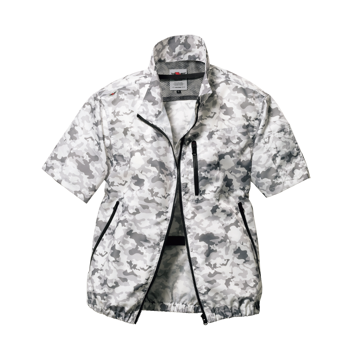 TR(トルネードラカン)冷却服 半袖ブルゾンTR1251-301-S～5L カモホワイト