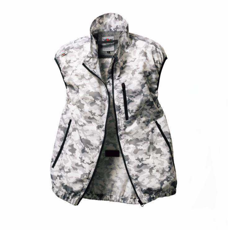 TR(トルネードラカン)冷却服 ベストTR1291-301-S～5L カモホワイト