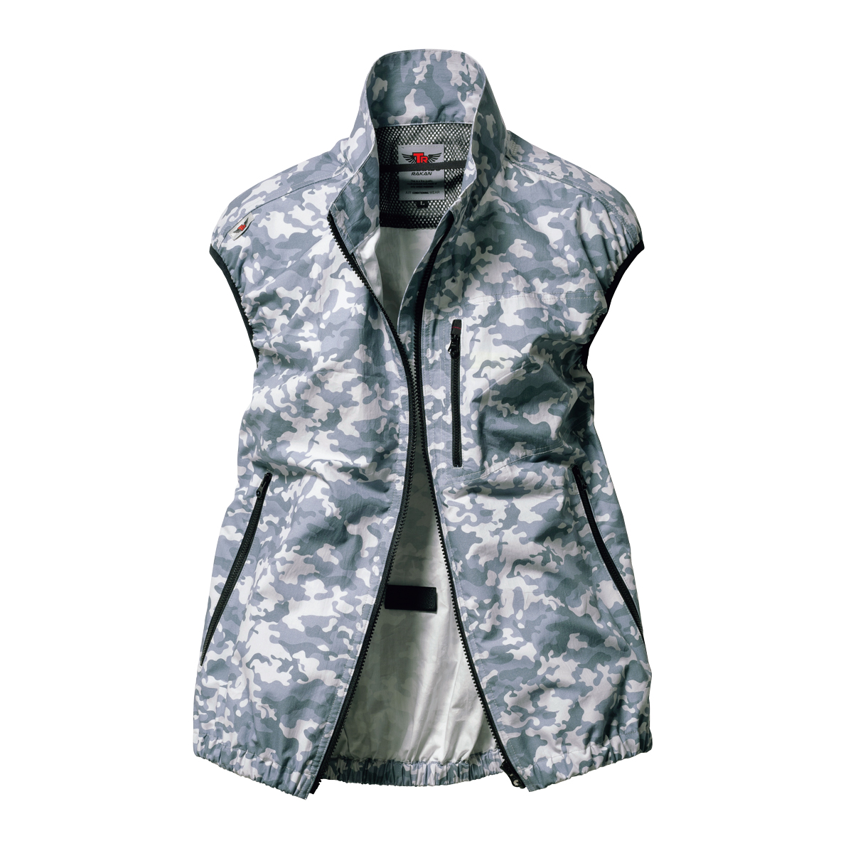 TR(トルネードラカン)冷却服 ベストTR1291-391-S～5L カモブルー
