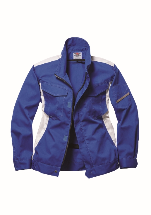 TR(トルネードラカン)冷却服 長袖ブルゾンTR3262-94-M～5L ネイビー×シルバー