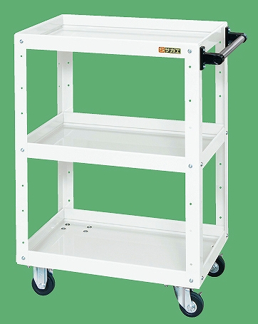 ニューCSスーパーワゴン(パールホワイト) CSWA-608JNUW W600×D400×H880 均等耐荷重150kg