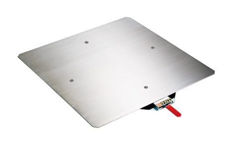 【廃番商品】クルクル回転盤（ステンレス天板・ハンドストッパー付） KS-60SUST W600×D709×H23.5