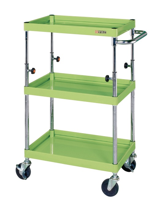 ニューＣＳパールワゴン高さ調整タイプ（ゴム車） TCSPA-608 W600×D400×H850～1100