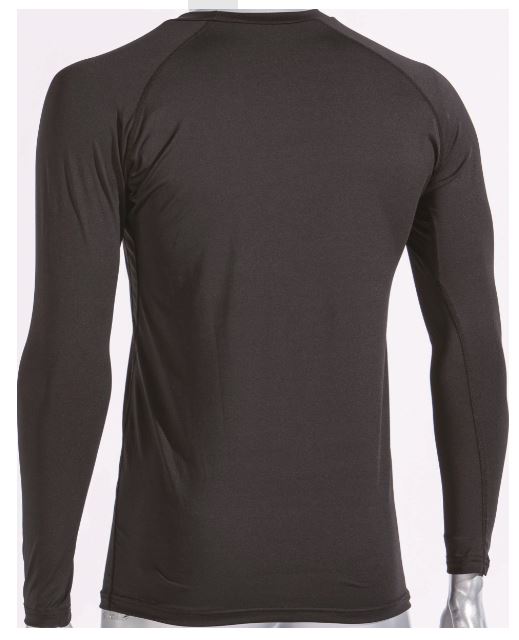 BT パワーストレッチ デオドラント ロングスリーブ クルーネックシャツS~3L ブラック