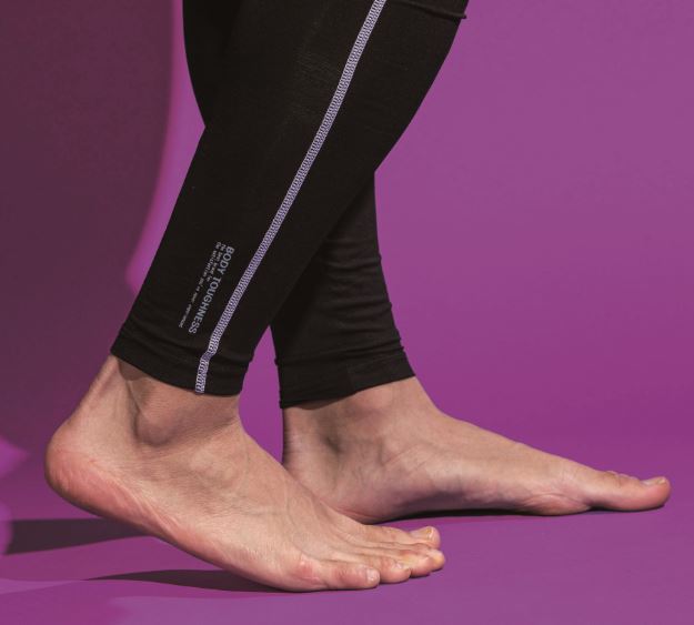 冷感・消臭　パワーストレッチ　ロングパンツS~5L ブラック